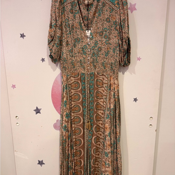Spell Sage Boho Blossom Paisley Maxi Dress - Picture 7 of 12